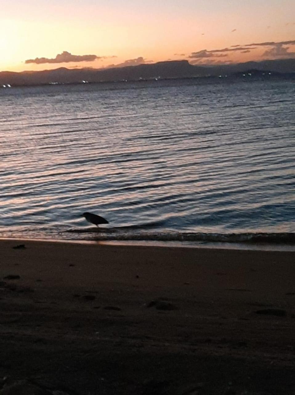 Pe Na Areia, Casa Na Praia De Frente Para O Mar Florianopolis Exterior photo